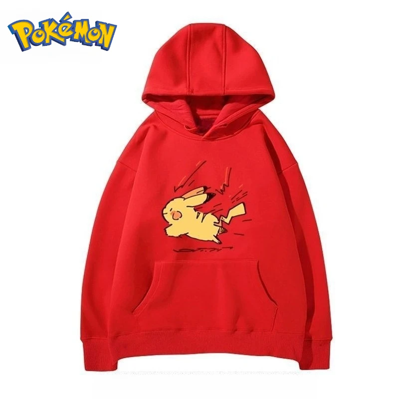 2025 Pokémon Anime Cotton Hoodie for Men and Women Autumn