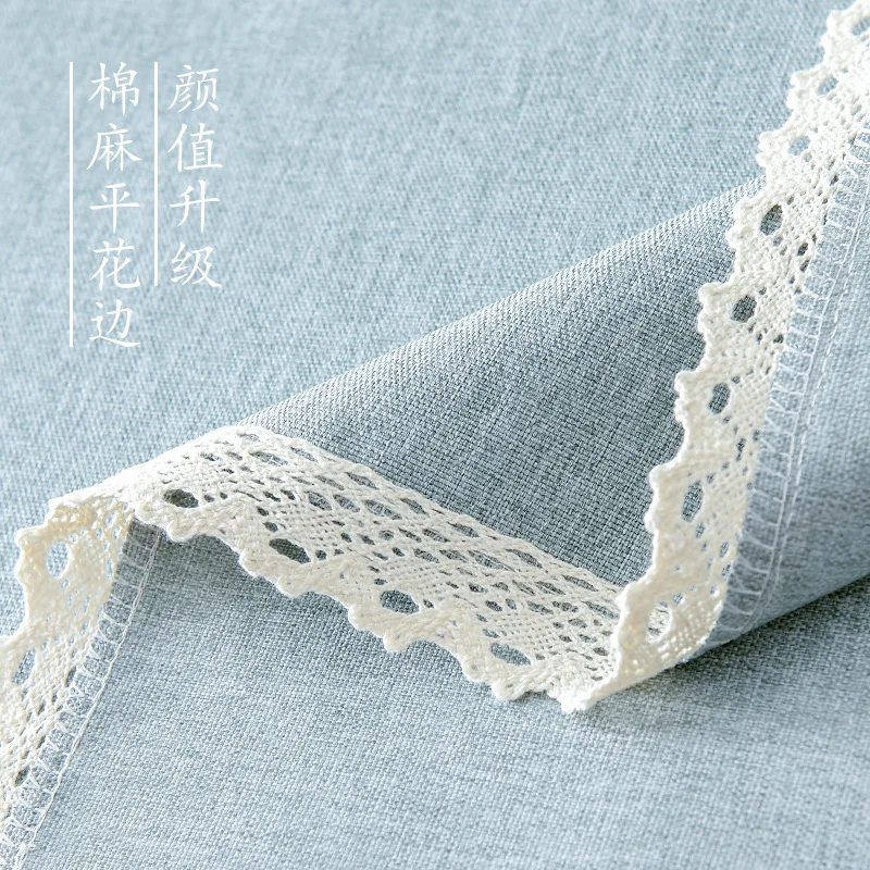 

C272Tablecloth waterproof and oil-proof no-wash light luxury solid color table mat fabric rectangular desk coffee table cloth