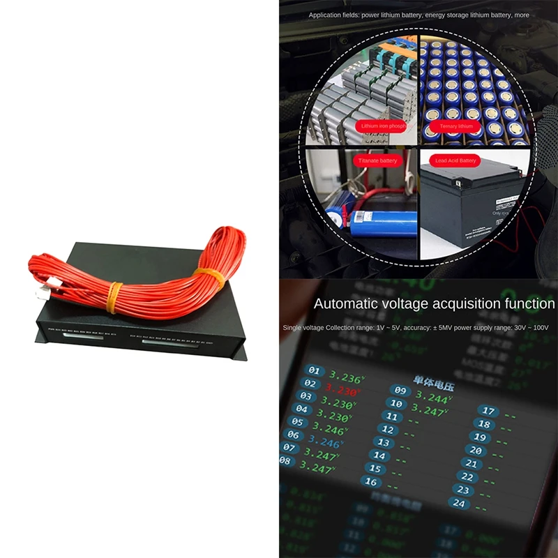 

Активный эквалайзер Bluetooth 2S - 24S BMS Li-Ion Lifepo4 LTO для балансировки JK