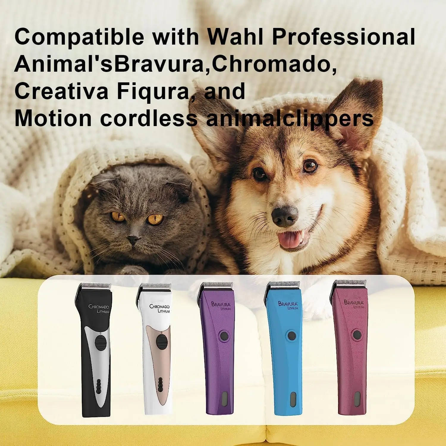 Dog Pet and Horse 5in1 Adjust Fine Blade For Wahl professional Animal Clipper Arcos Bravura Chromado Creativa Figura Motion pet clipper dog hair trimmer dog clipper dog clipper blades