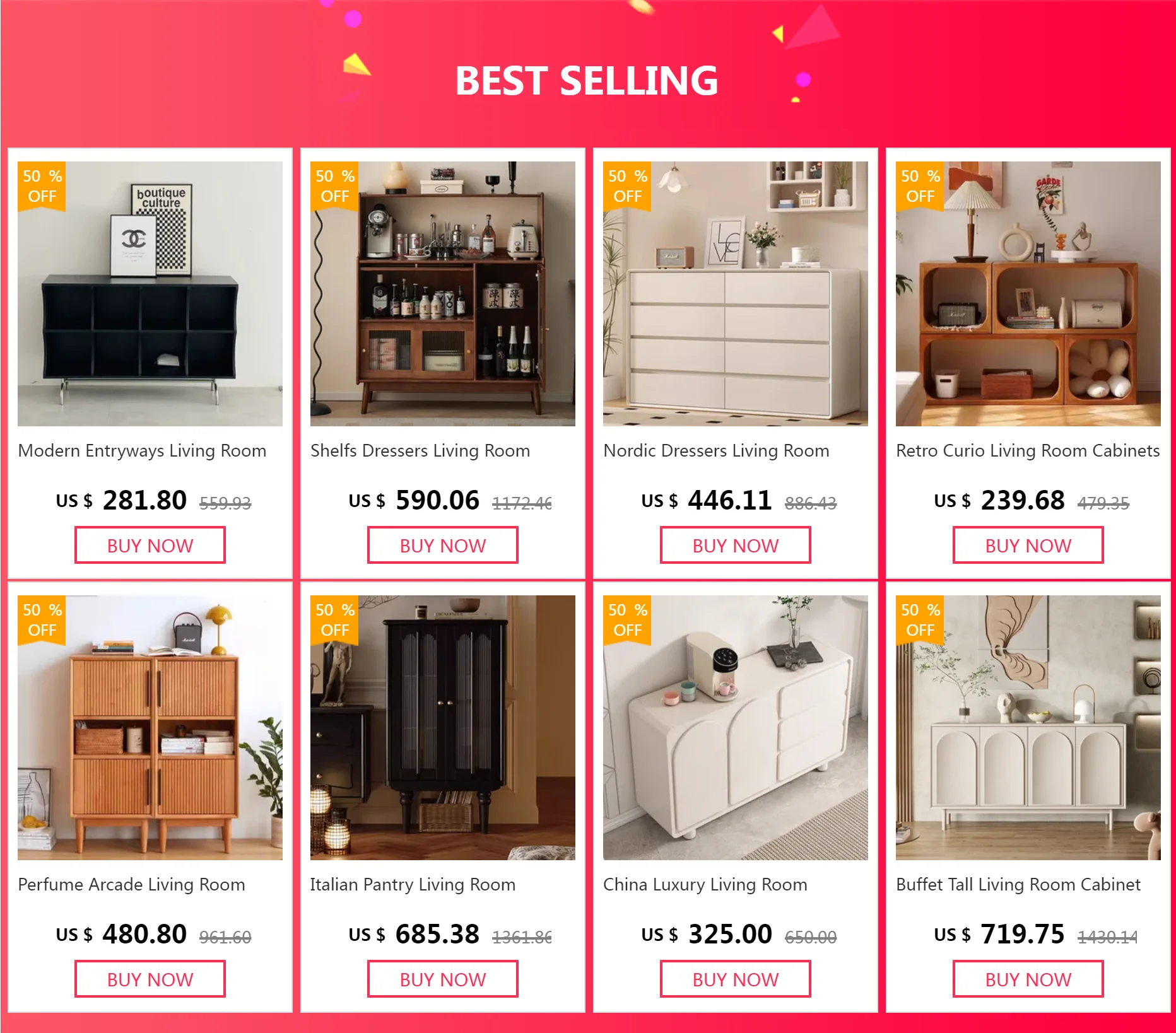 Description Picture 2 of itemShelf Dressers Living Room Cabinet Filing Makeup Organizer Storage Tv Cabinet Buffet Kitchen Armoires De Salon Hotel Furniture