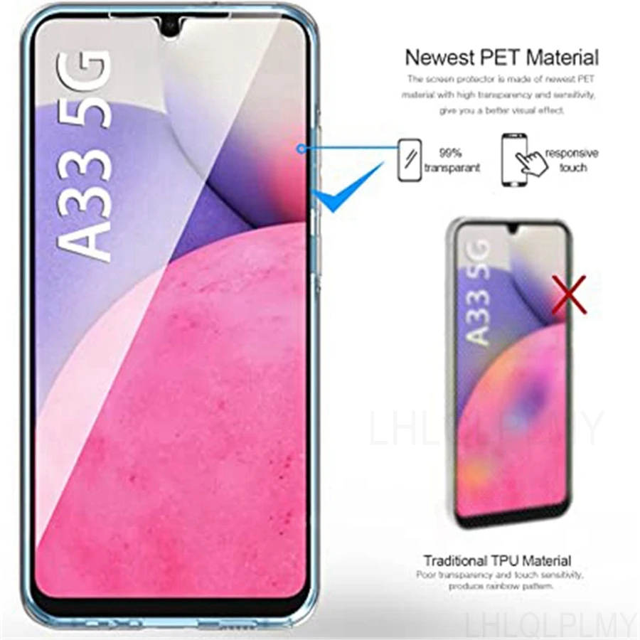 Double-Sided Clear Protective Case with Front Cover
