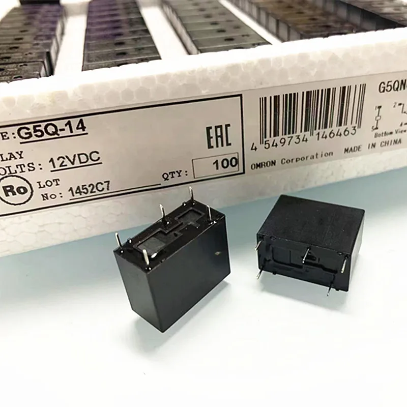 10 Unids/lote Relé G5Q-14 G5Q-14-5V DC5V G5Q-14-12V DC12V G5Q