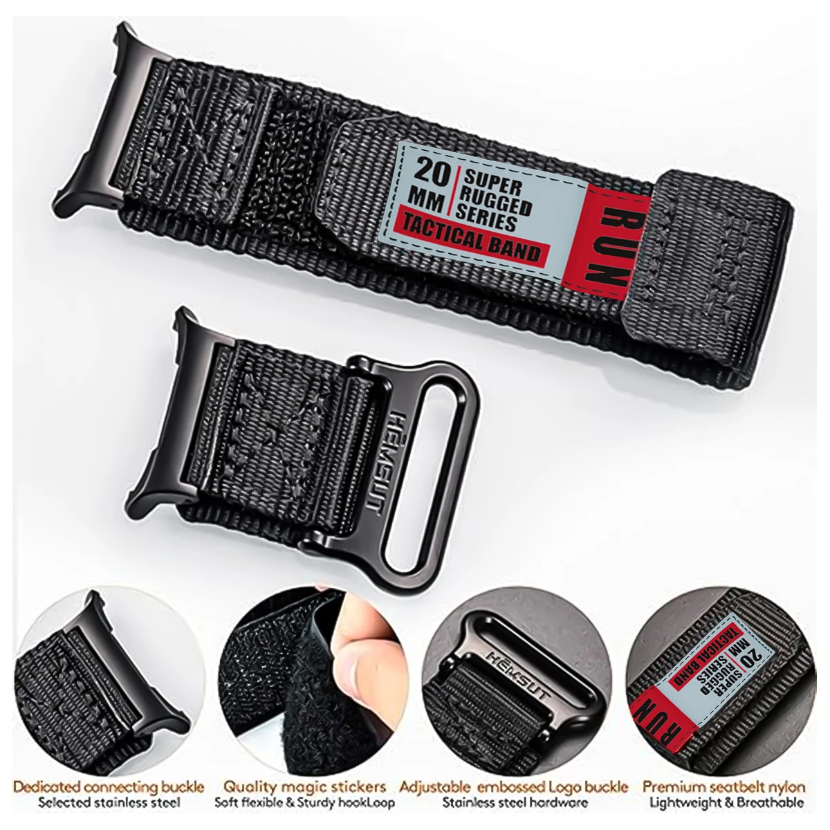 Quick Fit Nylon Band Sport Bracelet
