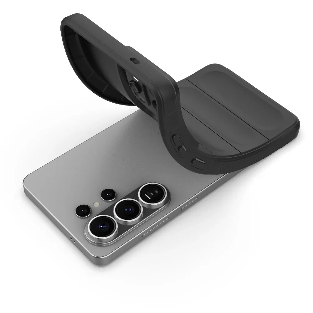 Luxury Wave Design Silicone Shockproof Bumper Case