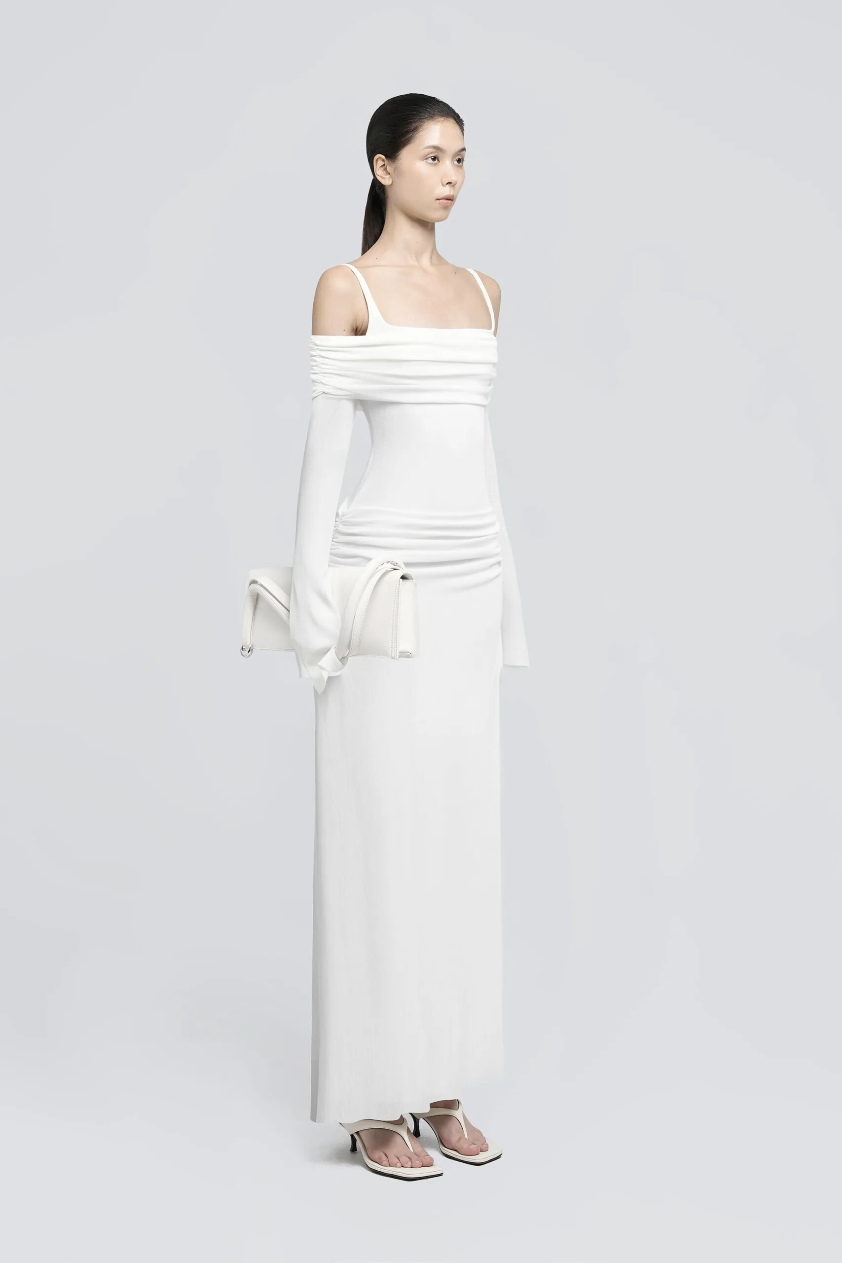 Elegant Long Sleeved Bodycon Party Evening Dress For Women Double Layered Tight Female Vestido Autumn New Clothing