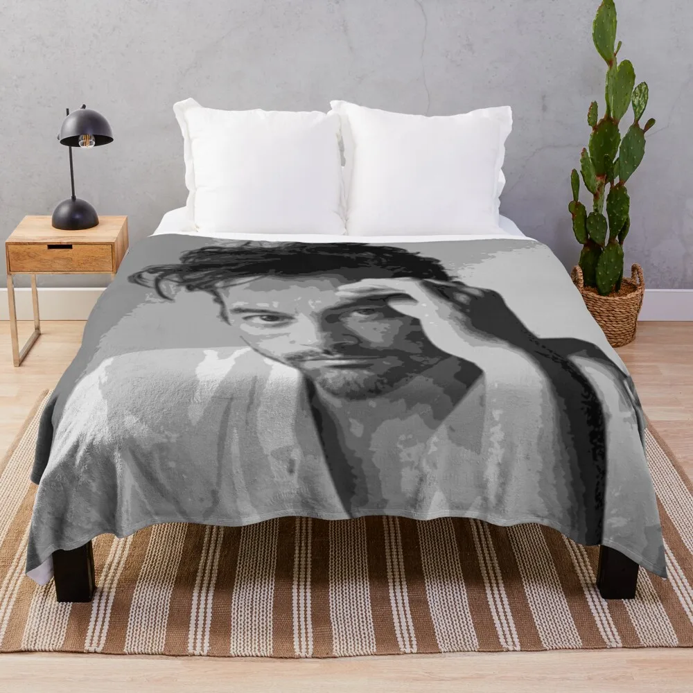 

Skeet Ulrich Pop Art Portrait Throw Blanket Soft Plush Plaid Cute Blanket