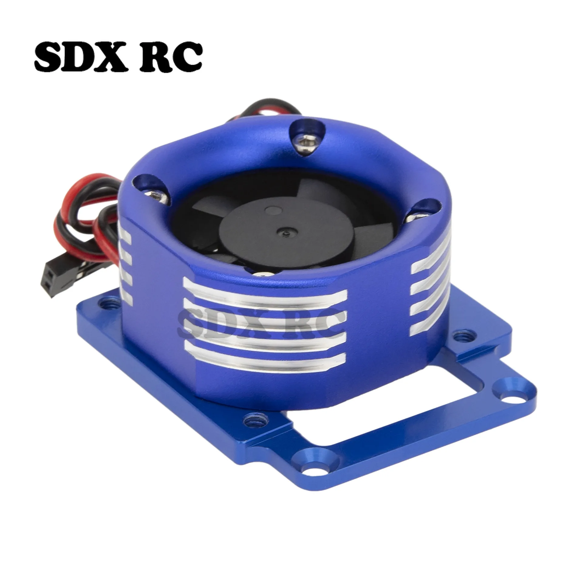 Sdx Rc Aluminum Motor Heatsink With Led Colorful Heat Sink Cooling Fan