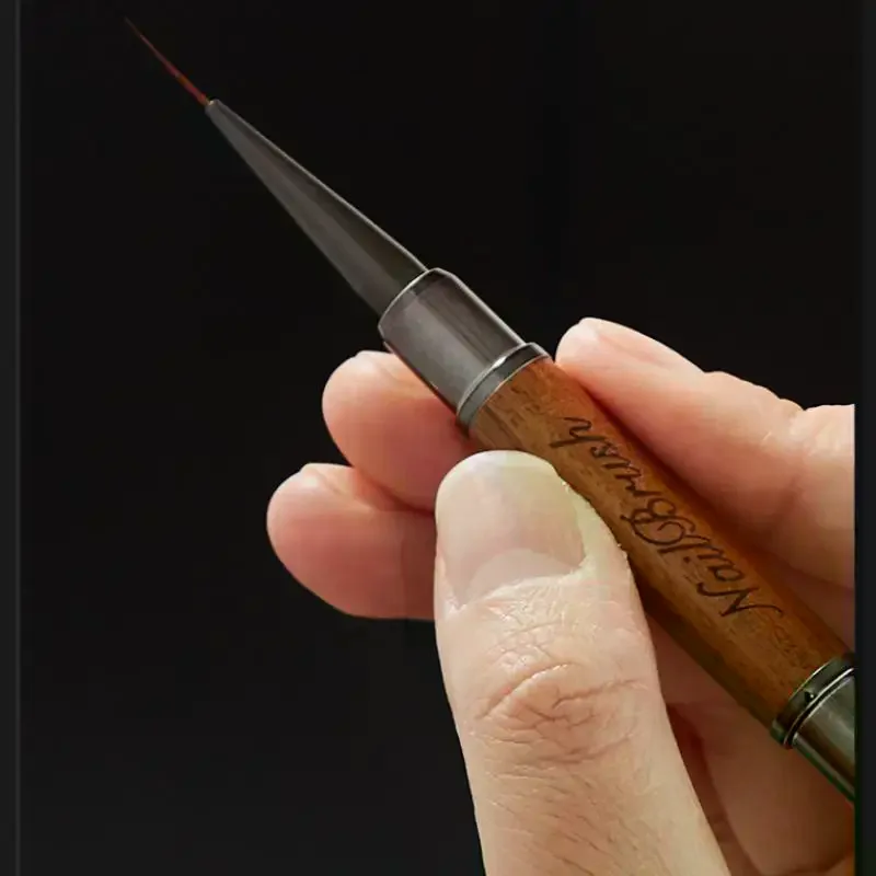 Sandalwood Line Nail Art Pen Double Headed Brush Nail Construction Pen High Quality Paintings Pen Nail Tools