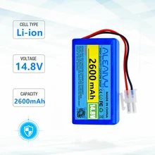 

14.8V 2600mAh 18650 Li-ion Rechargeabe Battery for ILIFE Ecovacs A4s, A4, A6, A9, V7, V7s, V7s Pro Robotic Vacuum Cleaner Chuwi