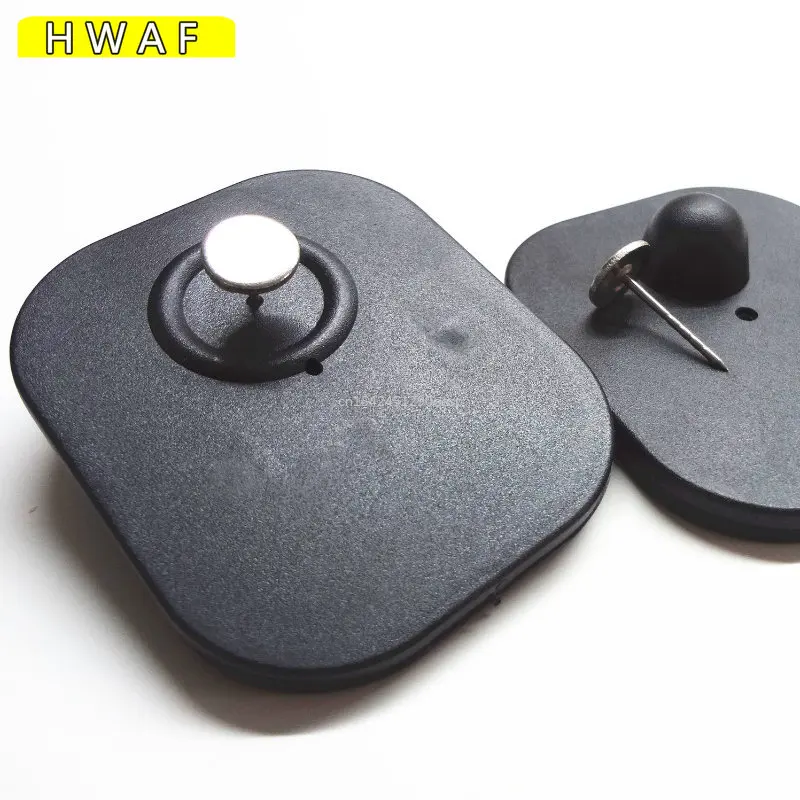 100PCS Supermarket Anti-theft EAS Anti-theft Label Clothing Buckle Small Square Buckle Hard Label