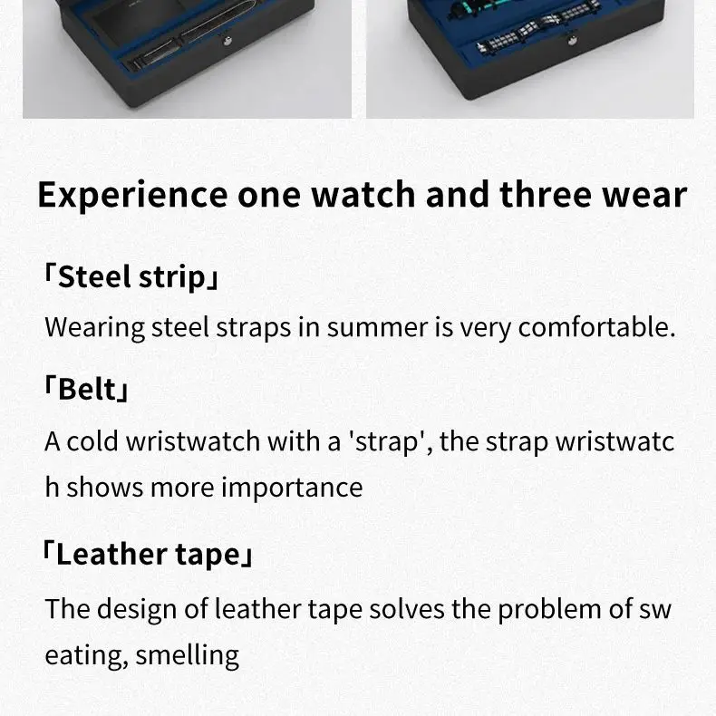 Ideal Knight Automatic Mechanical Watch for Men Flywheel Movement Sapphire Crystal Mirror Luminous Waterproof Wrist watch Male