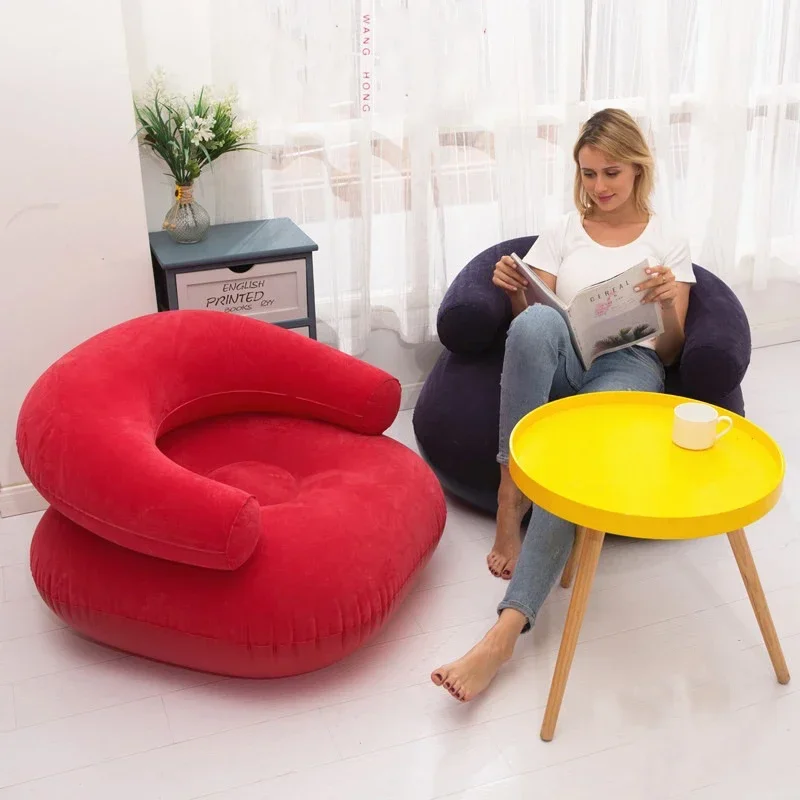 Inflatable Seats Adult Portable Camping Inflatable Armchair Pouf Salon Air Outdoor Patio Furniture Garden Terrace