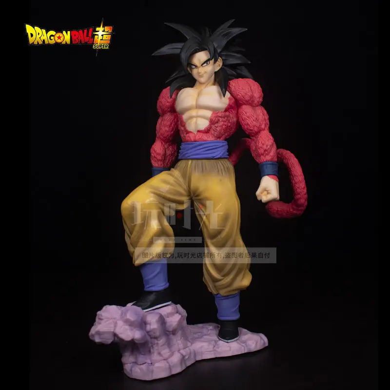 30cm Goku Dragon Ball SSJ4 Son GokuSuper Saiyan 4 PVC Figure Toy Collection  Model Doll - AliExpress