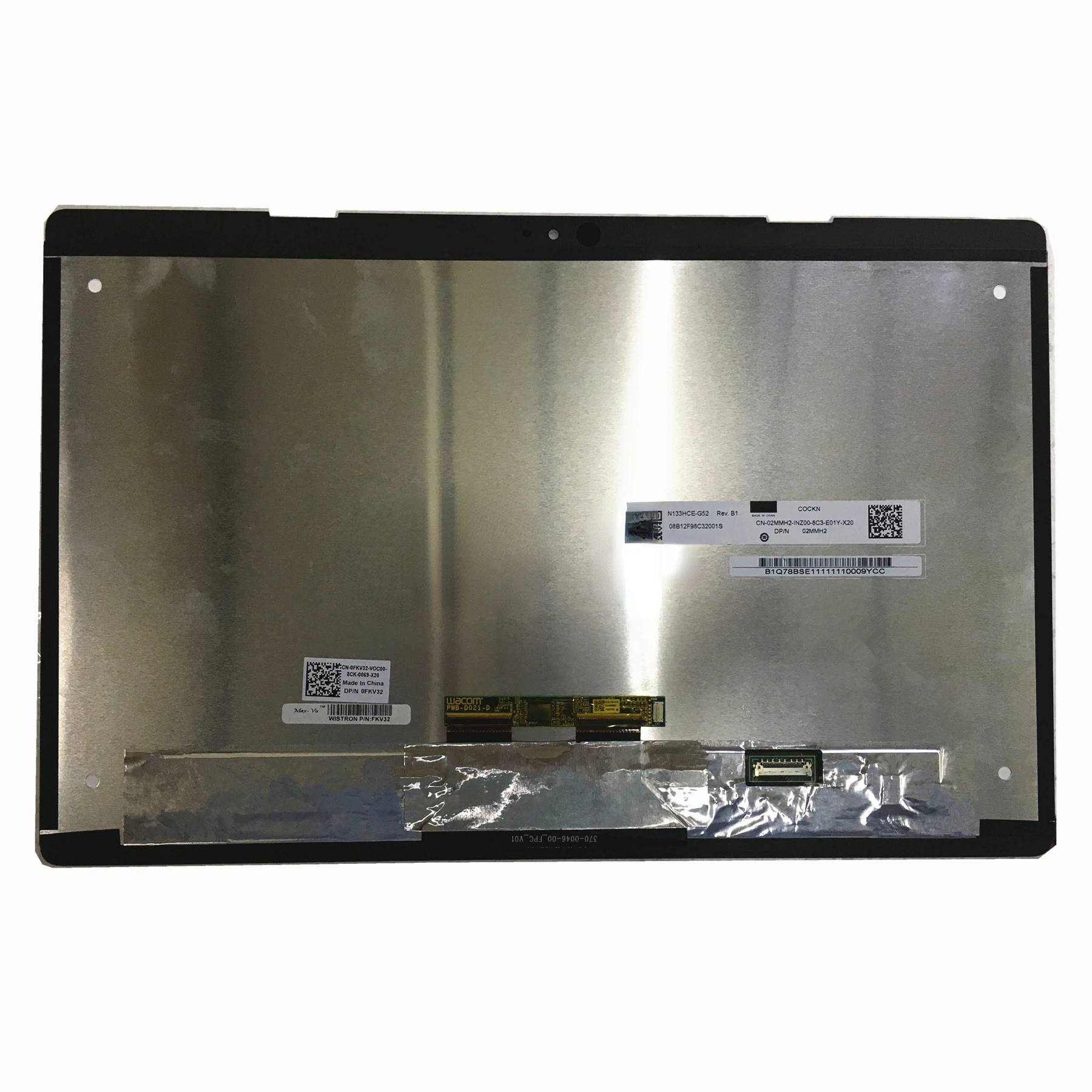 N133HCE-G52 13 3 'ɿHD ЖК-дисплей для ноутбука Dell ЖК-экран в сборе DP/N 02MMH2 370-0046-00-FPC-V01 |