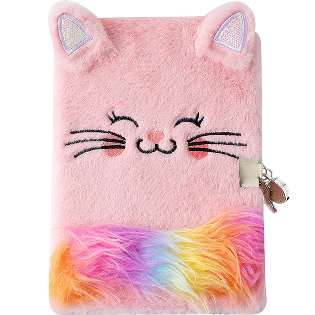 

Mi Note Notebook Secret Diary For Girl Cartoon Cat Drawing Notepad Journal Lockable Girls Student