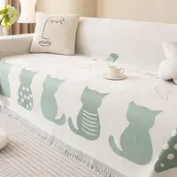 Chenille Sofa Towel Blanket Sectional Sofa Cover Universal Anti-cat Scratch Slipcovers Couch Towel Cover Sofa Blankets 1