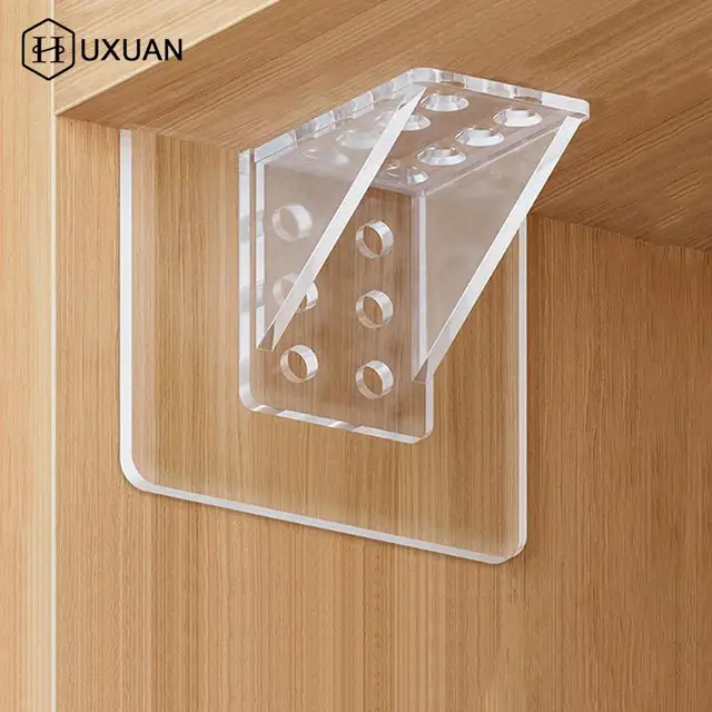 2/4pcs Adhesive Shelf Support Pegs: Convenient and Eco-Friendly Storage Solution for Your Home