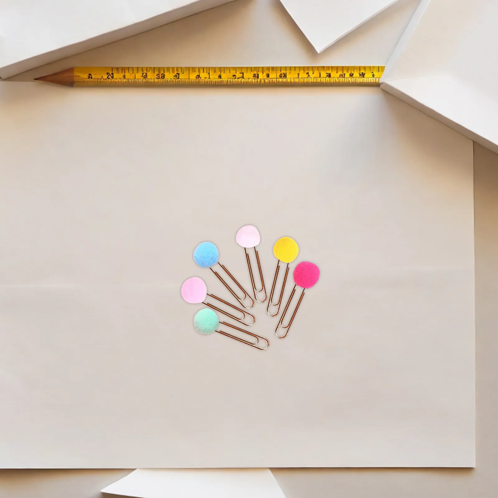 30Pcs 컬러 종이 클립 메모용 볼 북마크 클립 사진 책 사무실 학교 가정용 프리미엄 금속 미끄럼 방지 메모 정리함