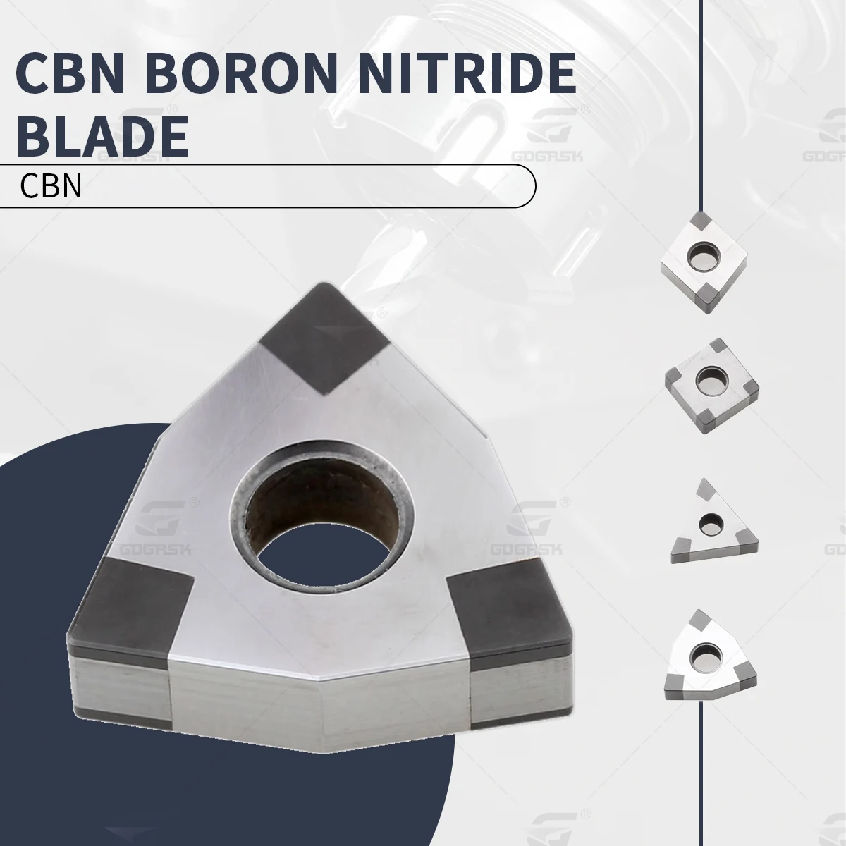 

WNMG CNMG DNMG VNMG TNMG CBN Cubic Boron Nitride Inserts Quenched Steel/Cast Iron Special Blade Diamond Hard Steel Turning Tools