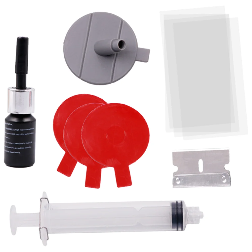 

Glass Repair Tools Windshield Chip Kit Car Crack Window Body Steel Cracked for Chips Kits