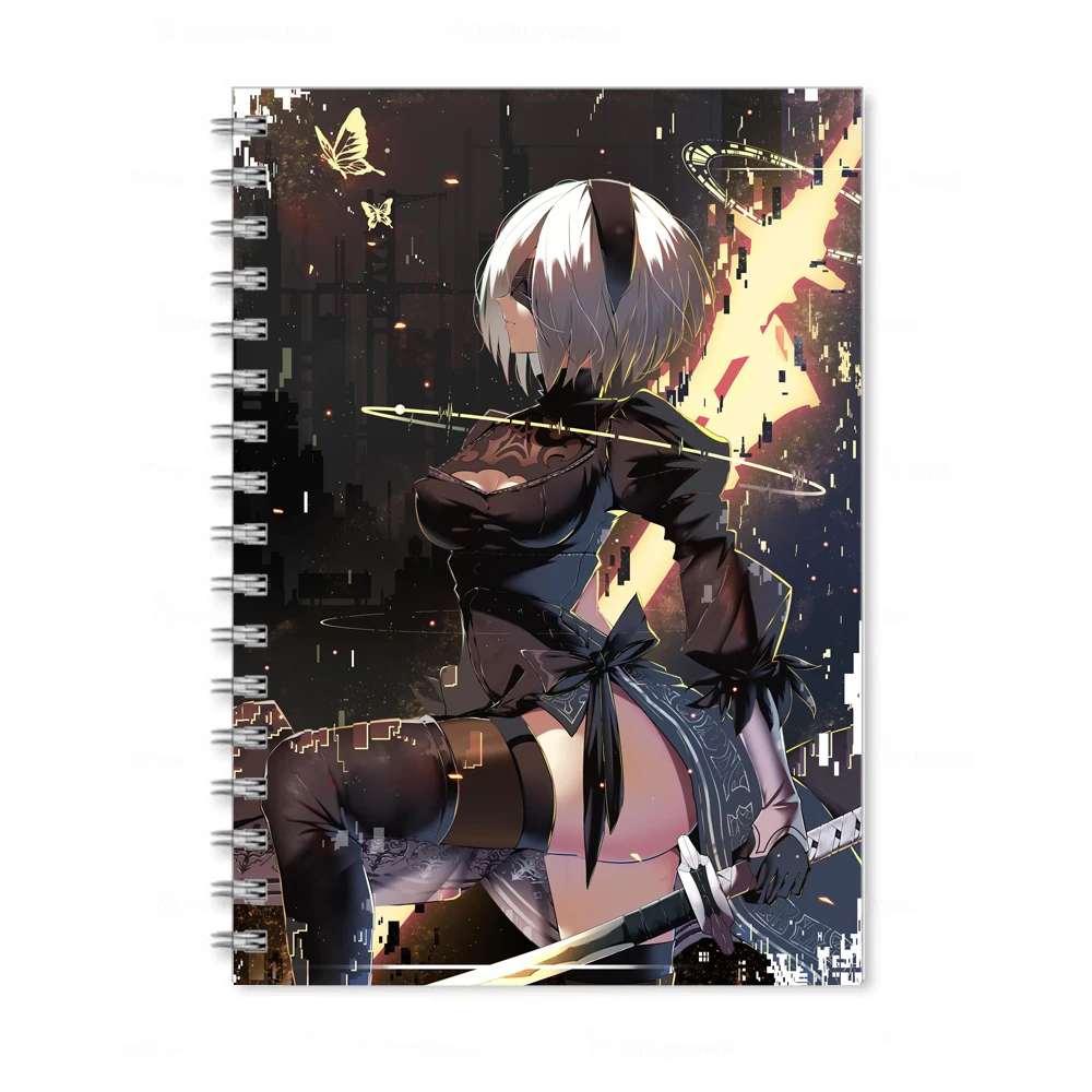 Скетчбук; блокнот; для рисования; аниме; тетрадь; Nier: Automata; 2B; альбом;