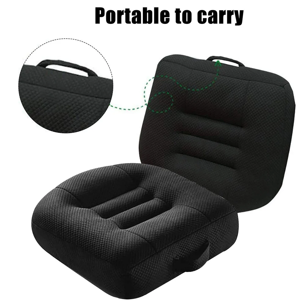 Car Booster Seat Pad Memory Foam Pad Adult Car Seat Thickening Booster Pad  Driving Test Office Seat Suitable For Short People - AliExpress