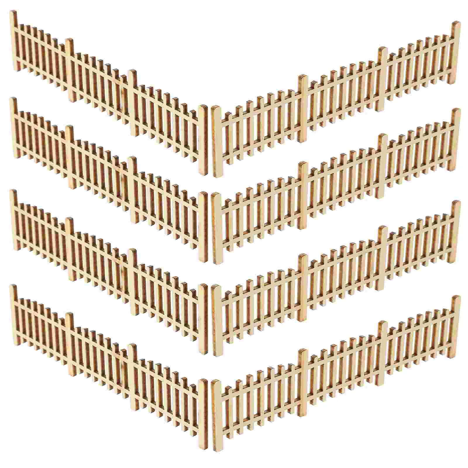 

Fairy Garden Wooden Fence Miniature Fairy Plant Decor Diy Wood Decorative Ornament Fence Diy Crafts Project