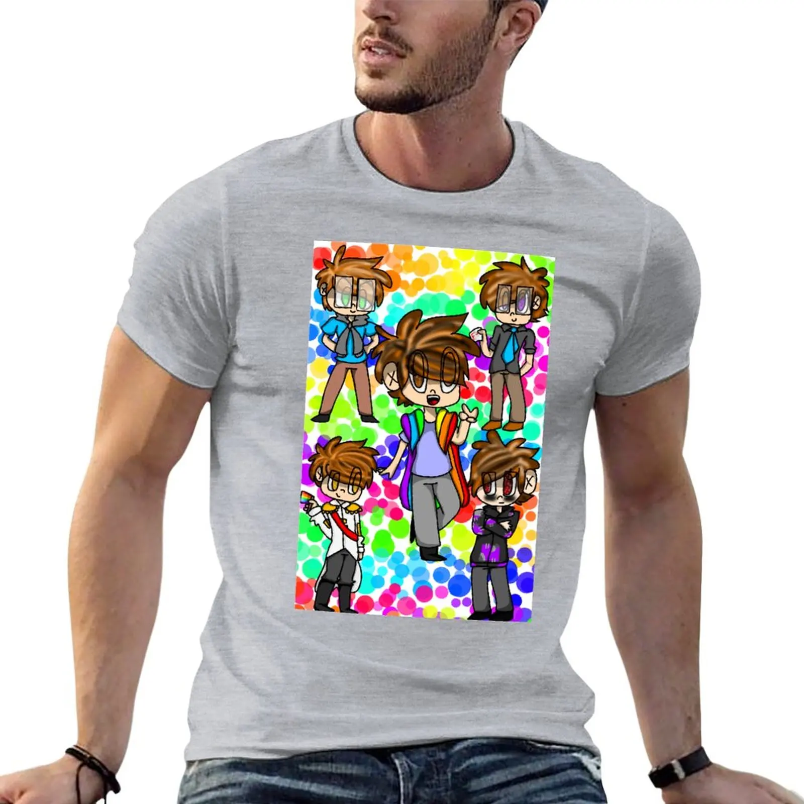 Pride Thomas Sanders (Con Sfondo) T-Shirt Cute Tops Plus Size Top Tees Magliette Oversize Magliette Da Uomo Casual Elegante