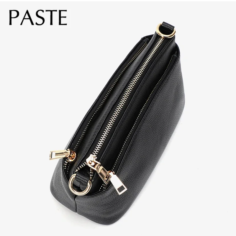 Classic Shell Bag First Layer Cowhide Leather Women Handbag Casual Female Shoulder Crossbody Purse 10 Colors