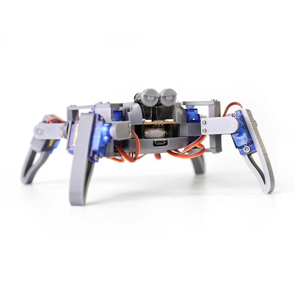 Smart Robot Starter Kit for Arduino Programming Great Fun Spider Robot with ESP8266 WIFI APP Control Education Project Full Kit