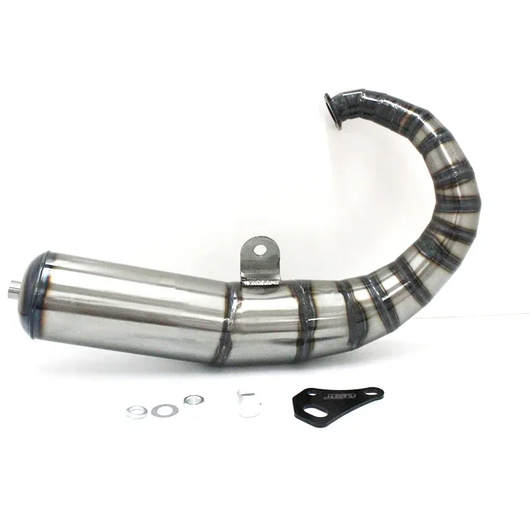 

JISO Motorcycle Exhaust System 90cc-125cc V8 DIO AF18 for Honda AF17 AF23 AF24 AF28 AF52 AF25 Pipe Muffler