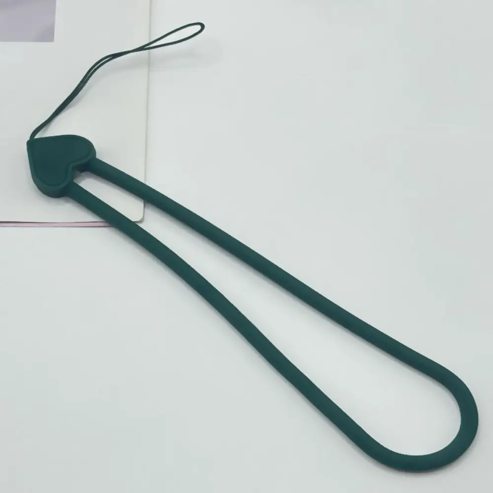 Silicone Wrist Strap Phone Charm and Lanyard