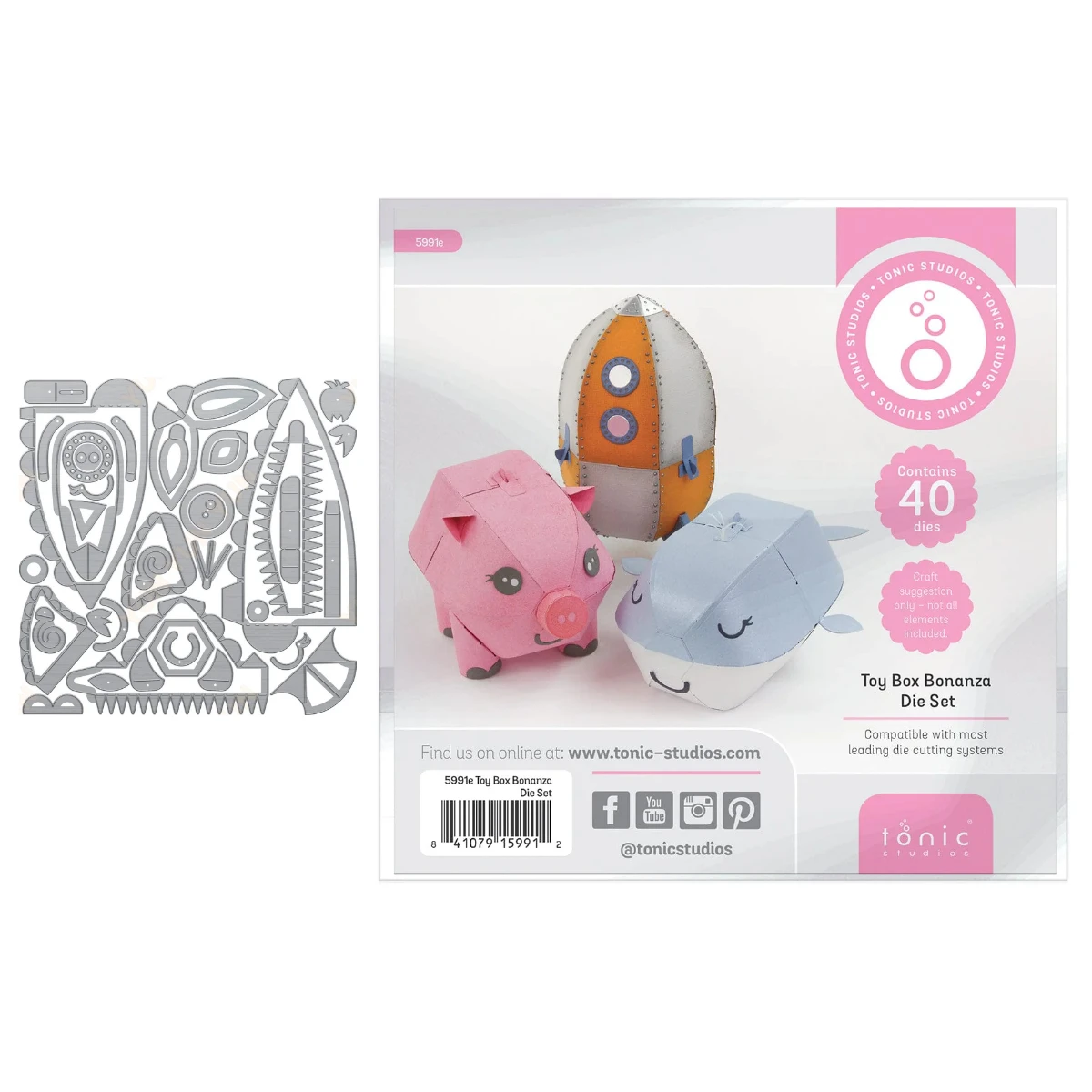 다양한 꽃병 토닉 토이 박스 보난자 - 금속 커팅 다이 만들기 DIY 스크랩북 인사말 카드 다이어리 핸드메이드 템플릿 2026