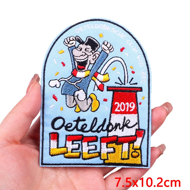 2026 Niederlande Oeteldonk Karneval Patches DIY Eisen auf Patches für Kleidung Niederlande Karneval Oeteldonk Patches auf Kleidung – Detail 10