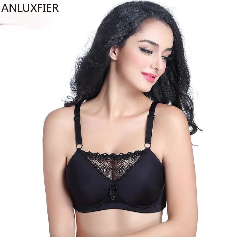 

X9016 Mastectomy Bra Fake Breast Bra Cup Silicone Breast Underwear Cover Insertable Fake Chest Breathable No Steel Ring Red Bra