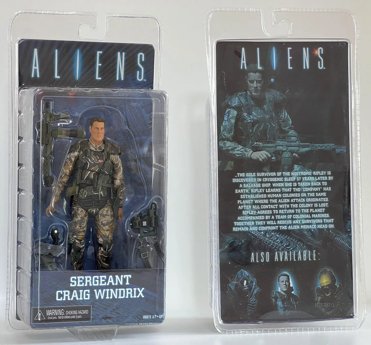 NECA Alien Sergeant Craig Windrix Marine 7" Action Figure Aliens Series 2 Model Collection