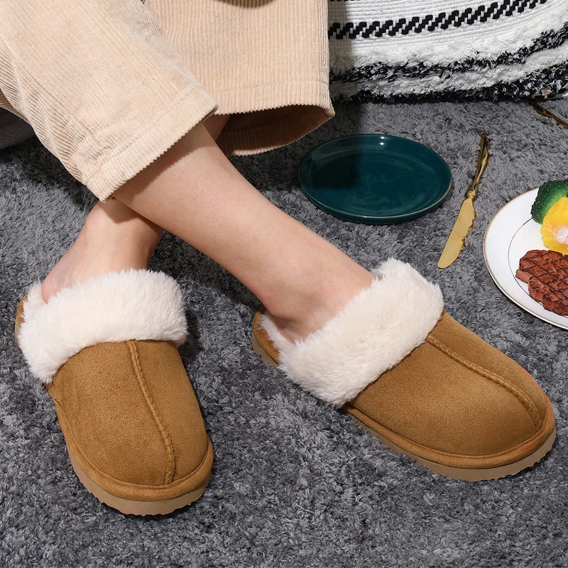 Fluffy Memory Foam Fur Slippers for Women - true deals club