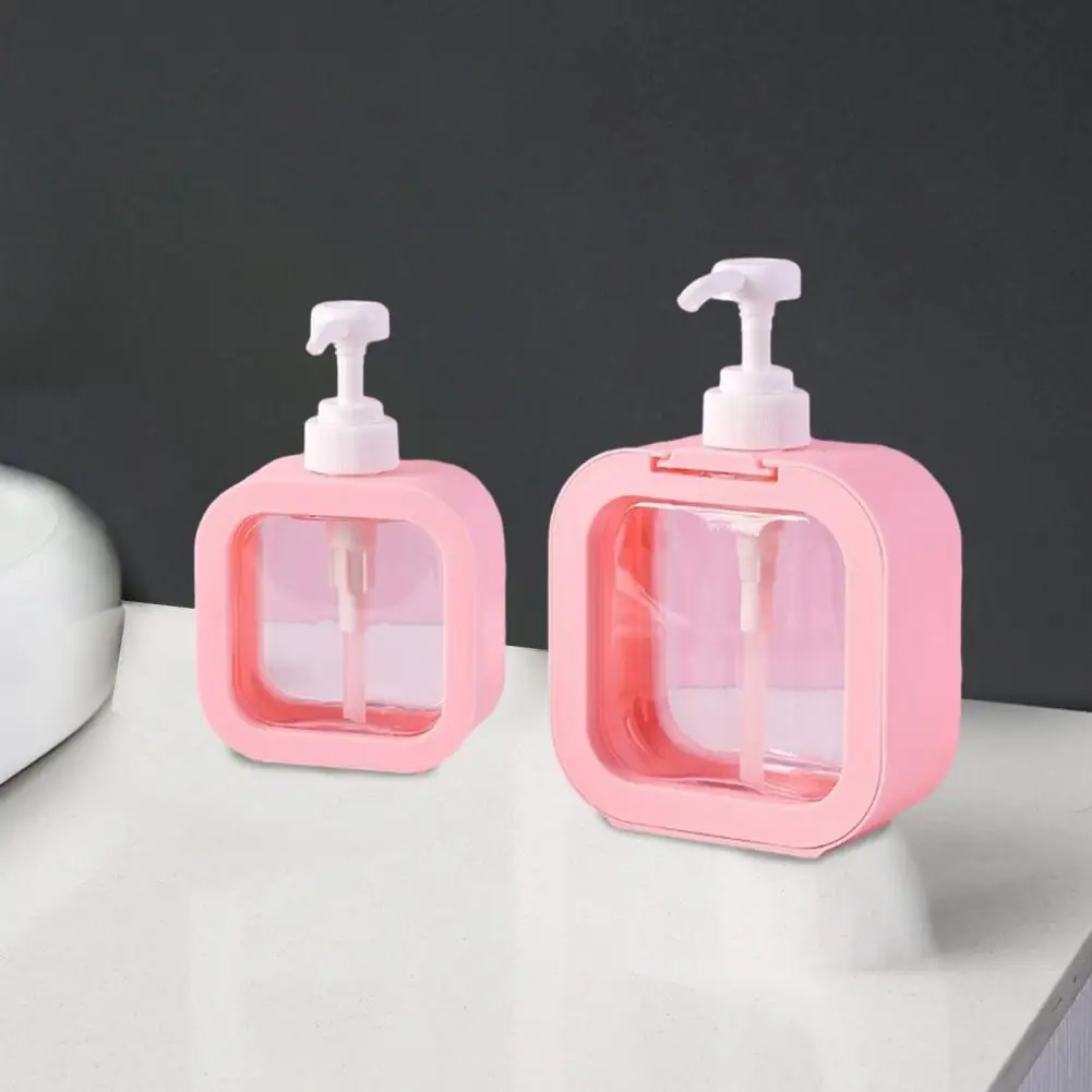 Wide-mouth Liquid Dispenser Transparent Hand Wash Dispenser Leak-proof Transparent Soap for Bathroom Kitchen Sink