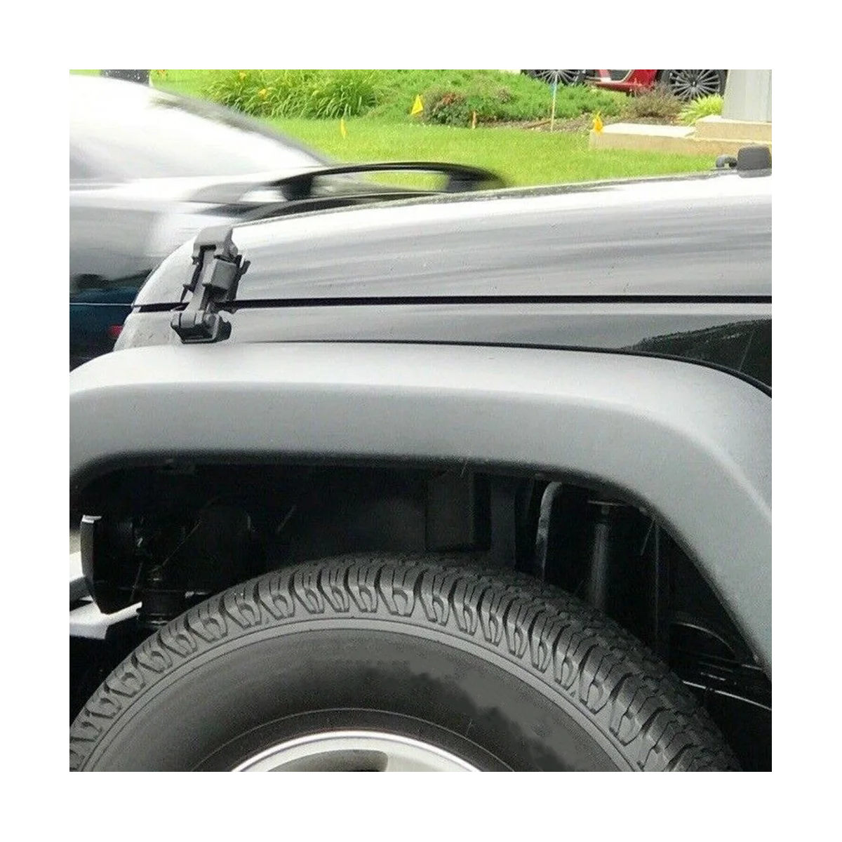 

4 шт., фиксаторы для капота Wrangler JK 2007-2018