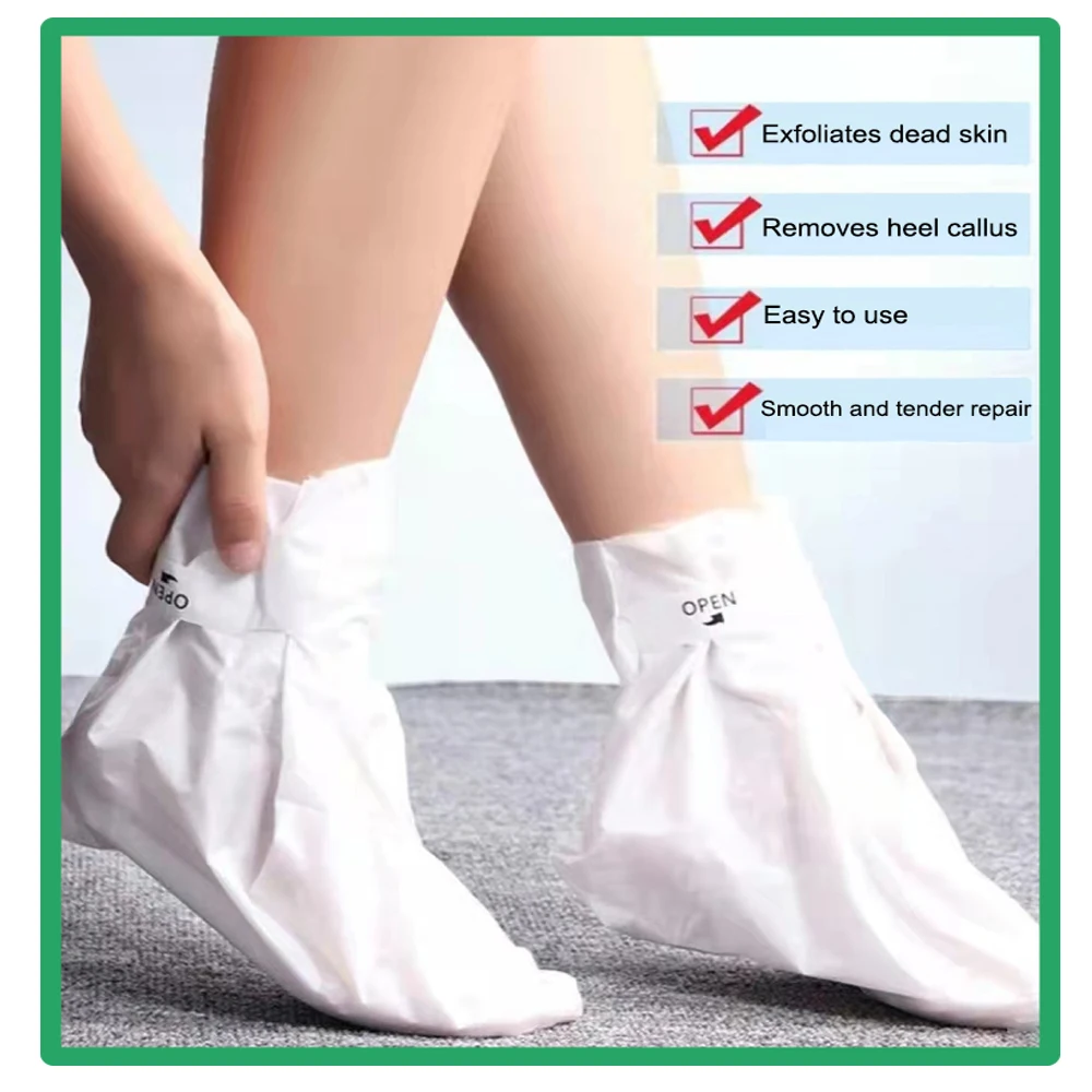 8Pcs Feet Exfoliating Foot Masks Lavender Feet Masks Pedicure Socks for Remove Dead Skin Heels Foot Peeling Mask For Foot Spa