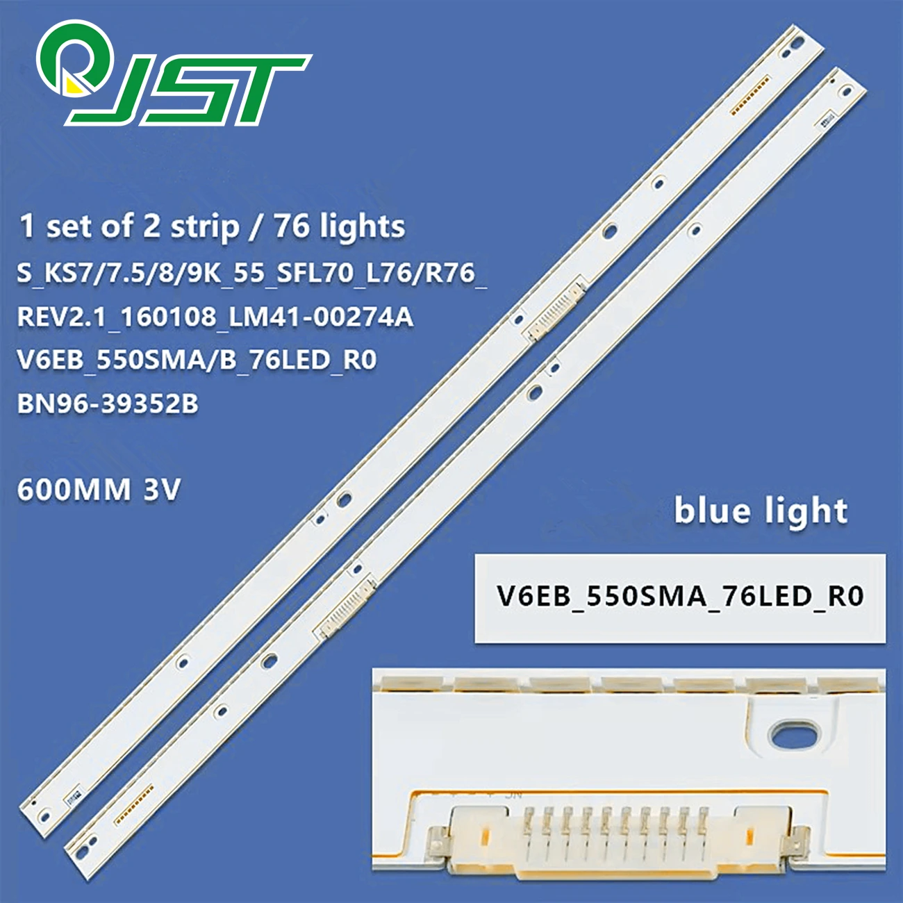 UE55KS7000 UE55KS8000 UE55KS7580 UN55KS8500 UE55KS9000 UN55KS9000 UE55KS9500 UE55KS9090 BN96-39352B 39353B 39375A 39376A 2pcs