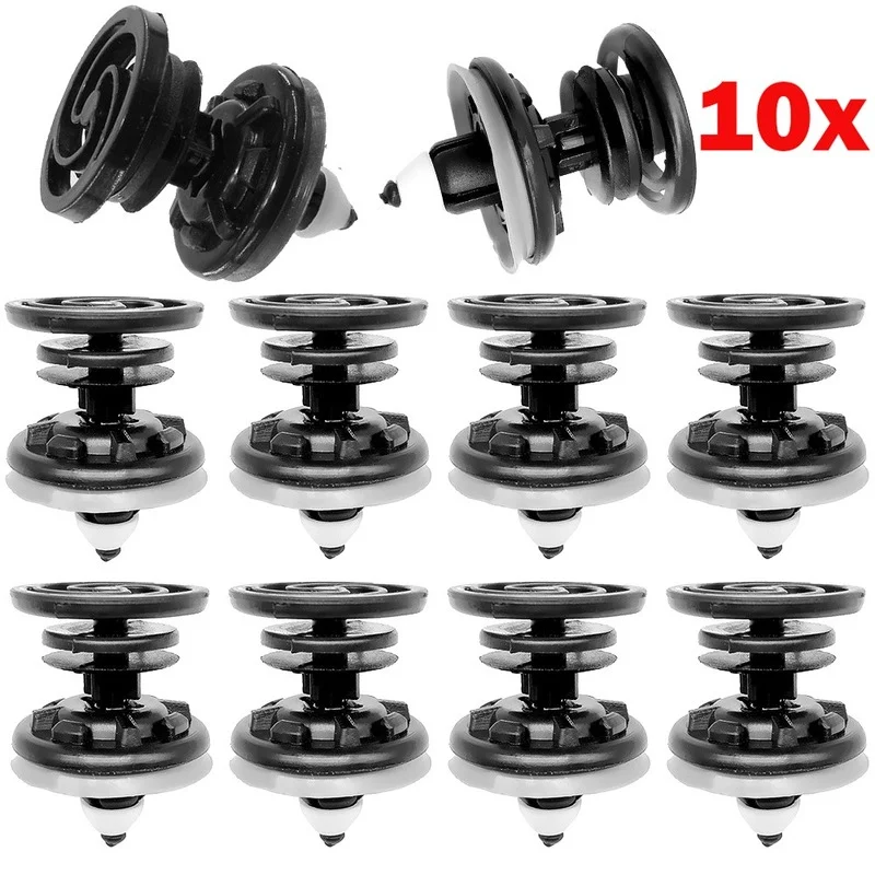 Clip Fissaggio Pannelli Auto 10 Clip Per Pannelli Auto - Fissaggio Porte E Paraurti, Universali Clips Plastica Per Auto - Foto 7