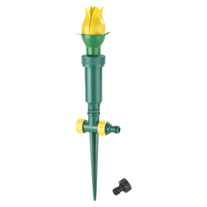 

1pcs Lawn Sprinkler For Large Area Garden Yard Rotating Water Spray Tulip Shape Yard Sprinkler Garden Lawn Household Garden Tool