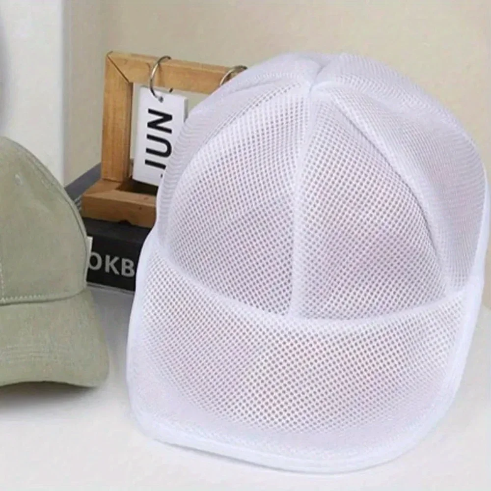 New Baseball Cap Laundry Bags Hat Wash Bag Anti-deformation Washing Machine Hat Mesh Bag Portable Baseball Cap Washing Bags 2