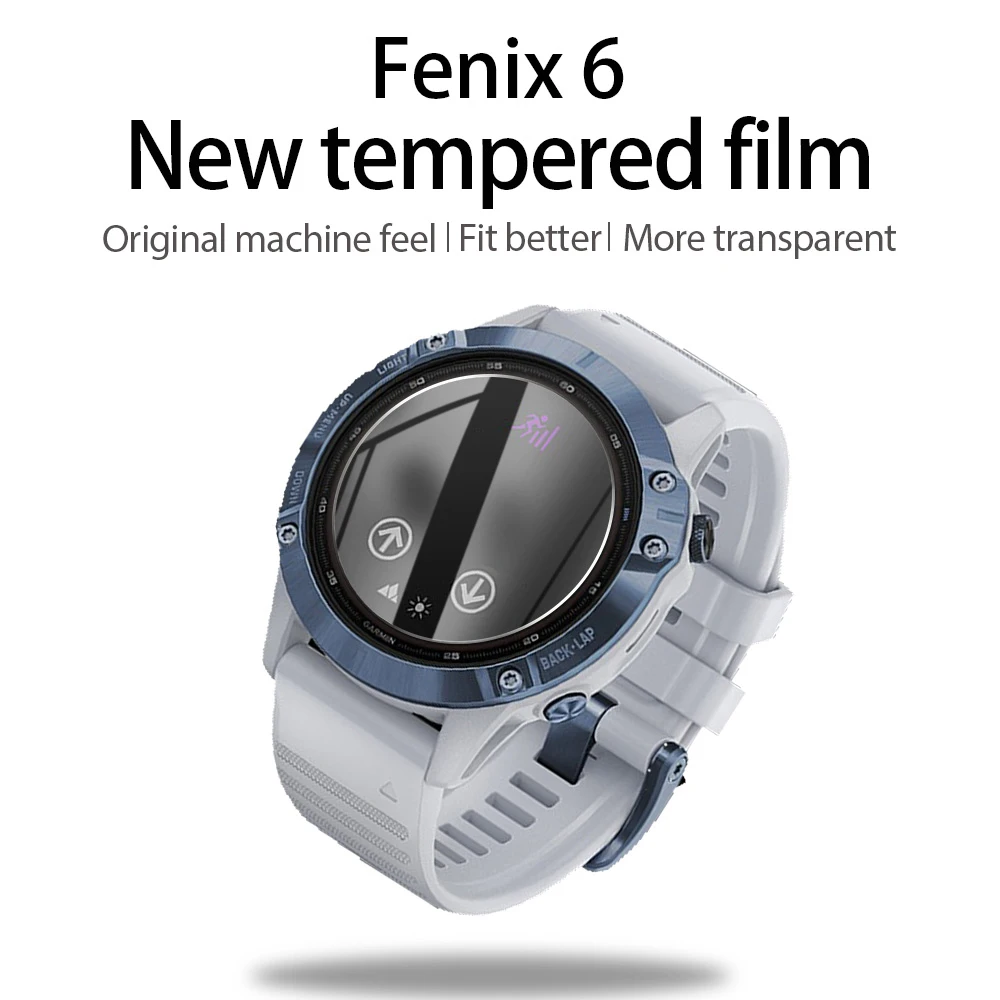 Garmin Fenix ??7 7S 7X 6 6S 6X Pro 5S 5 용 9H 프리미엄 강화 유리 Fenix ??8 7S 7X 유리 용 SmartWatch 화면 보호기 HD 필름