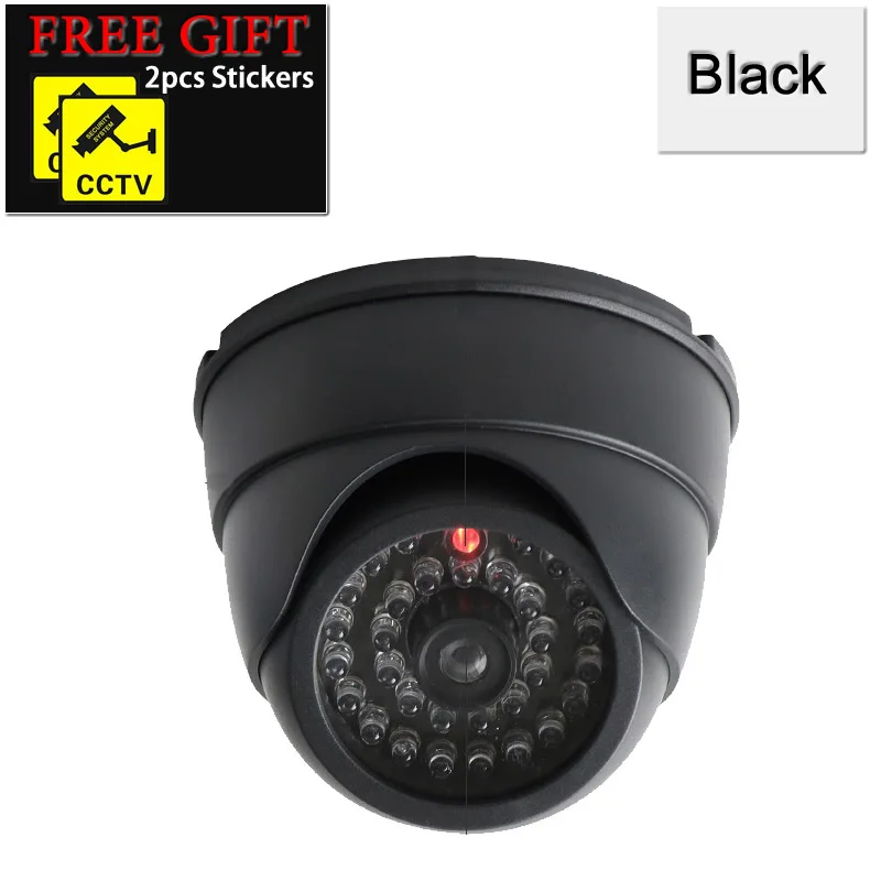 New Dummy Conch Camera Red Flashing LED Fake CCTV Security Wireless Camera Home Office Surveillance Security System Deter Thief