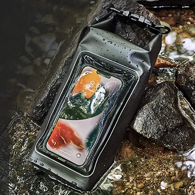Waterproof Dry Bag 2L Dry Bag Touch Screen for Trekking Drifting Rafting Surfing Kayak Outdoor Sports