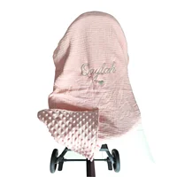 Personalized Name Fleece Baby Blanket Infant Quilt Bedding Baby Swaddle Wrap Newborn Stroller Sleep Cover Blanket 75*100cm 1