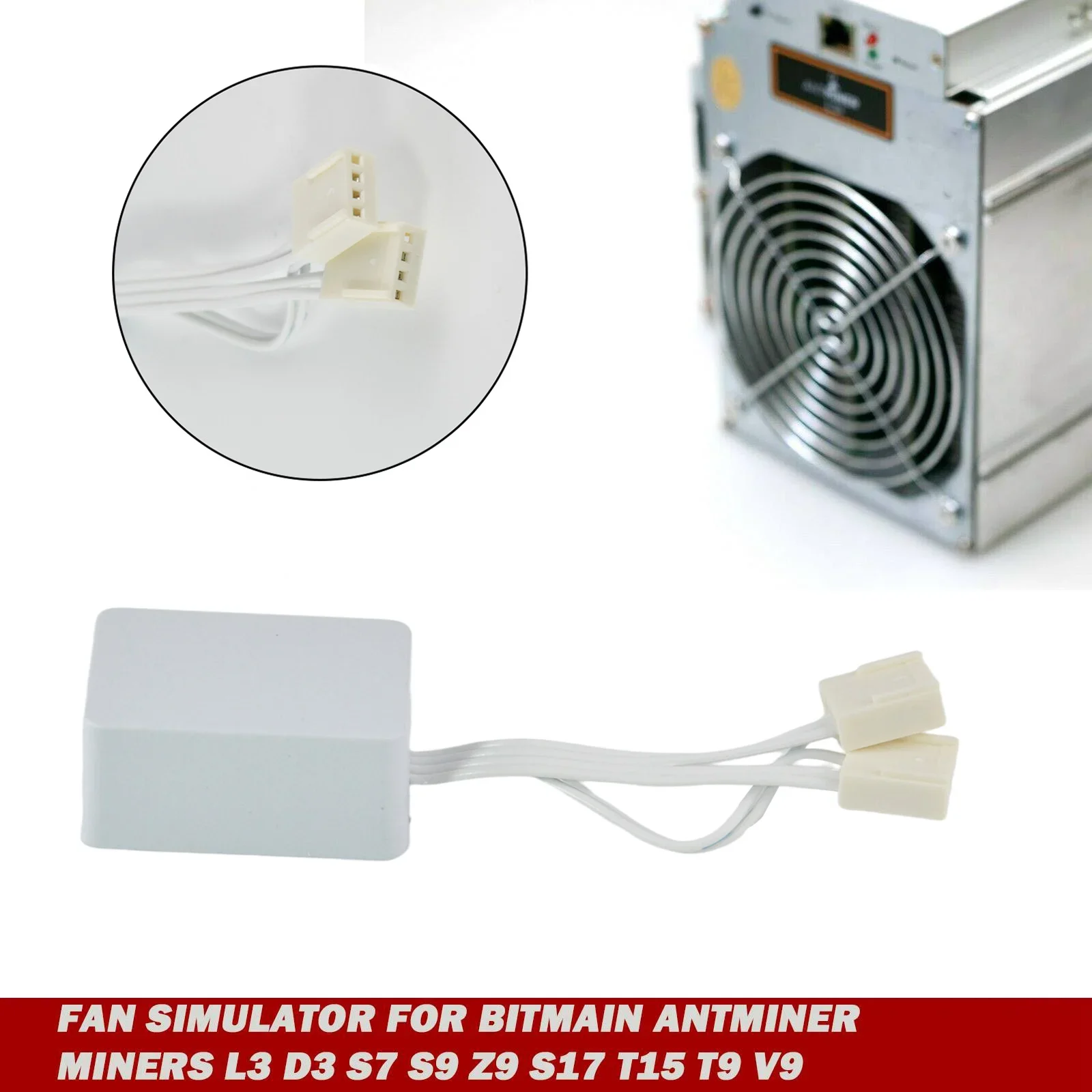 Inventive Publication Bitmain Antminer S3 Fan Simulator For Bitmain Antminer  Miners L3 D3 S7Z9 S17 T15